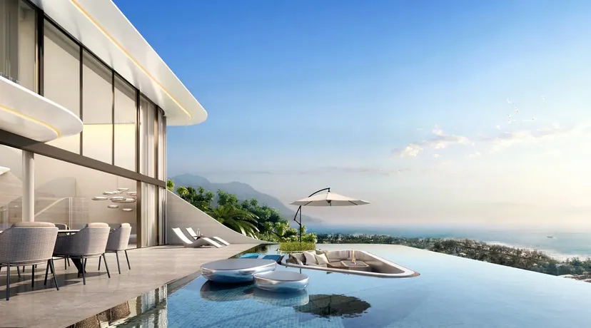 Aurora Kata Top Seaview Villa — Exterior Render 2