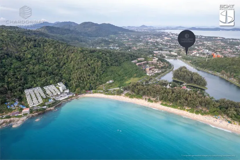 Chardonnay Nai Harn — Nai Harn Beach and surroundings