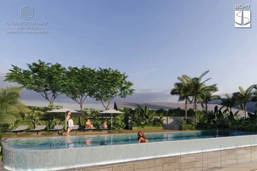 Chardonnay Nai Harn — Rooftop pool