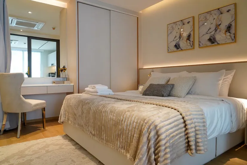 The Aqua — Show apartment · Bedroom