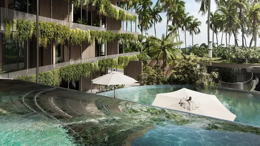 Bamboo Forest — Swimming pool