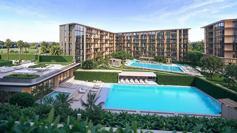 PEYLAA Phuket Bang Tao — Pool and residential buildings